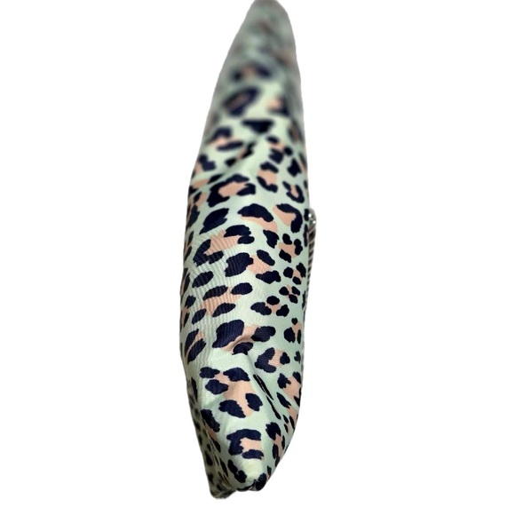 Juicy Couture Leopard Print Clutch - Black and Cream Cosmetic Case - Picture 7 of 8